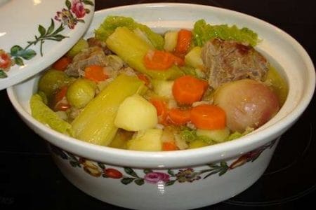 Hochepot, típico estofado belga Hochepot, típico estofado belga