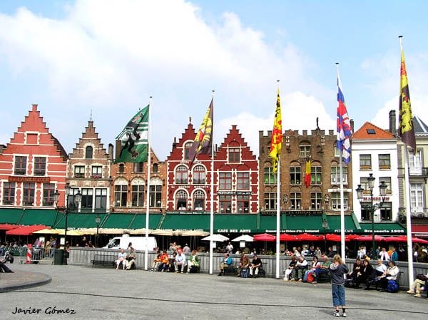 Plaza principal de Brujas, la Grote Markt