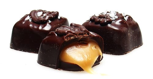 Bombones de chocolate belga