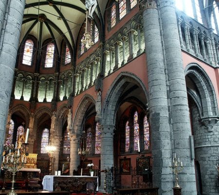 Interior de la Iglesia de Pamele