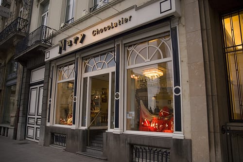 Mary Chocolatier, placer en Bruselas