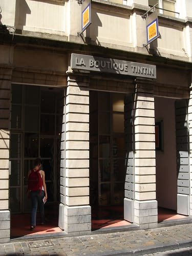 Boutique Tintin en Bruselas