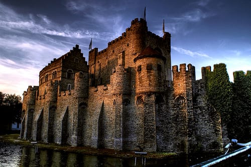 El Castillo de los Condes de Flandes en Gante