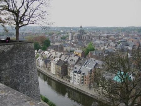 Vista de Namur desde la Ciudadela