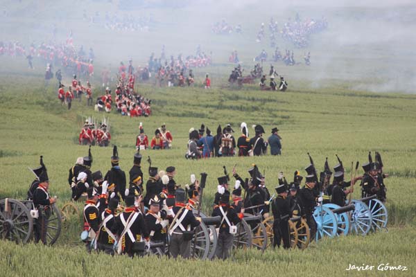 Recreación histórica de la Batalla de Waterloo