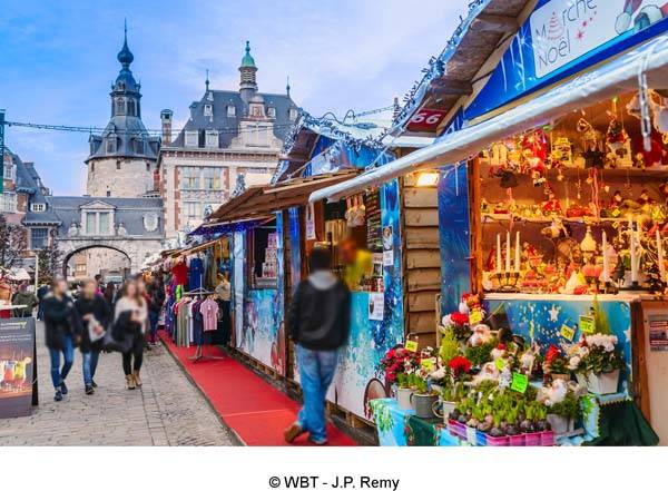 Mercado de navidad en Namur