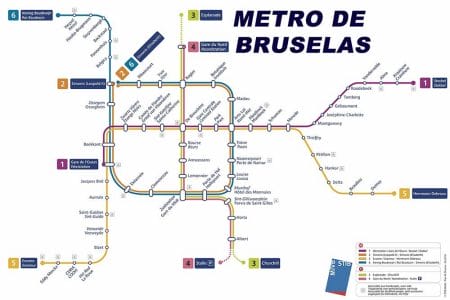 Metro de Bruselas, información práctica
