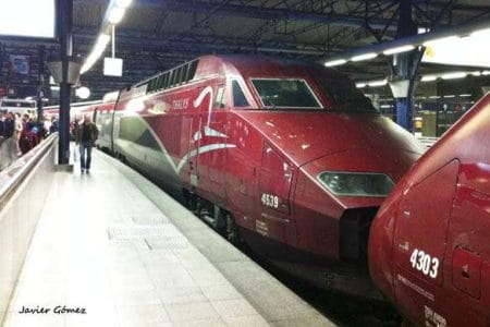 Viajar en tren desde Bruselas a Amsterdam