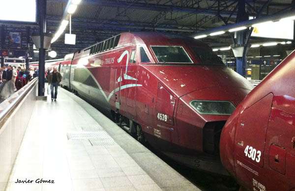 Tren Thalys Bruselas Ámsterdam