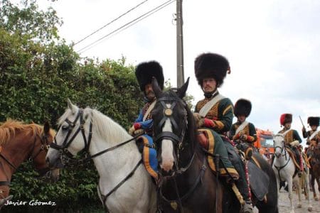 Recreación histórica en el Bicentenario de la Batalla de Waterloo