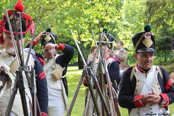 Soldados en Waterloo