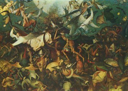 La Caida de los Ángeles Rebeldes de Pieter Brueghel el Viejo
