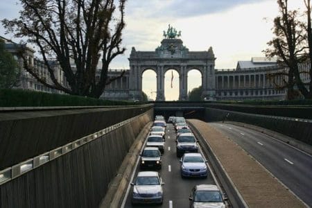 Moverse en coche por Bruselas