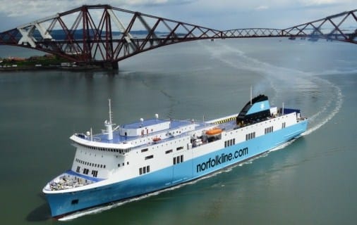 Viaja en ferry desde Escocia hasta Bélgica