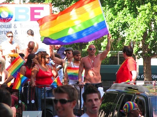 Dia del orgullo gay en Bruselas