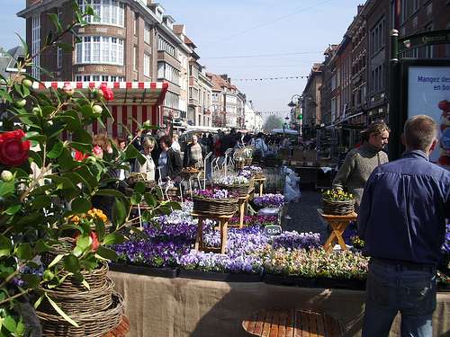 Gran Mercado Anual de Flores en Tournai