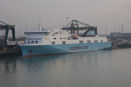 Ferry en Zeebrugge