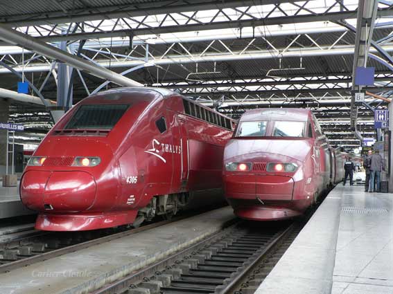De Paris a Bruselas con el tren Thalys