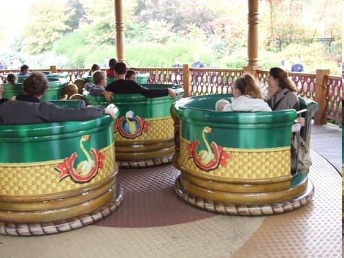 Parque Walibi, la única montaña rusa de madera