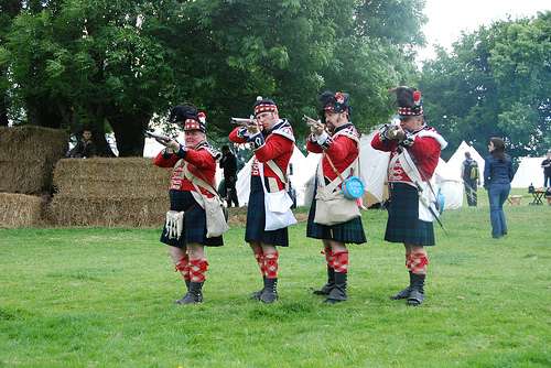 Batalla de Waterloo, recreación histórica