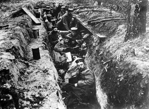 Trincheras en Ypres